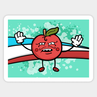 Angry Tomato Sticker